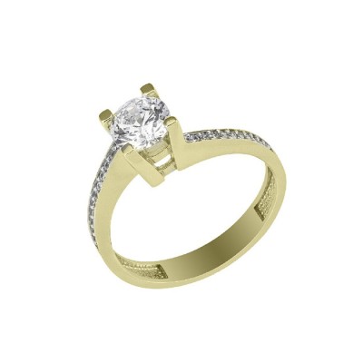 ΔΙΧΡΩΜΟ ΔΑΧΤΥΛΙΔΙ ΜΟΝΟΠΕΤΡΟ Κ9 ΜΕ ΠΕΤΡΕΣ ΖΙΡΓΚΟΝ - 9026