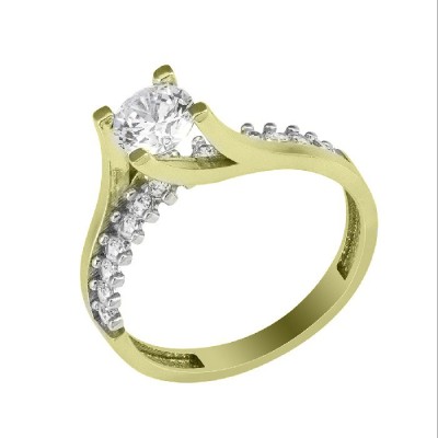 ΔΙΧΡΩΜΟ ΔΑΧΤΥΛΙΔΙ ΜΟΝΟΠΕΤΡΟ Κ9 ΜΕ ΠΕΤΡΕΣ ΖΙΡΓΚΟΝ - 9030