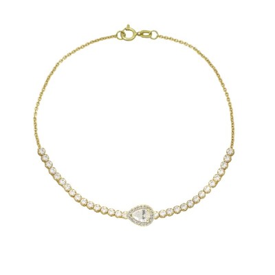 ΒΡΑΧΙΟΛΙ ΡΙΒΙΕΡΑ Κ14 ΜΕ ΠΕΤΡΕΣ ΖΙΡΓΚΟΝ - 9615