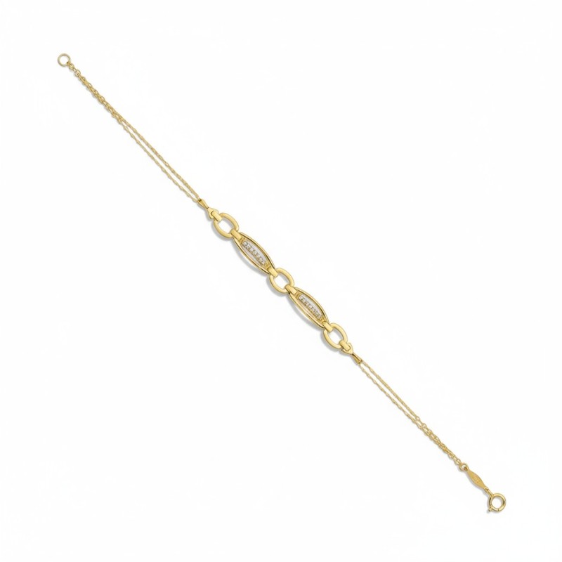 ΒΡΑΧΙΟΛΙ Κ14 ΜΕ ΠΕΤΡΕΣ ΖΙΡΓΚΟΝ ΜΕ ΔΙΠΛΗ ΑΛΥΣΙΔΑ ΚΑΙ ΙΔΙΑΙΤΕΡΟΥΣ ΚΡΙΚΟΥΣ